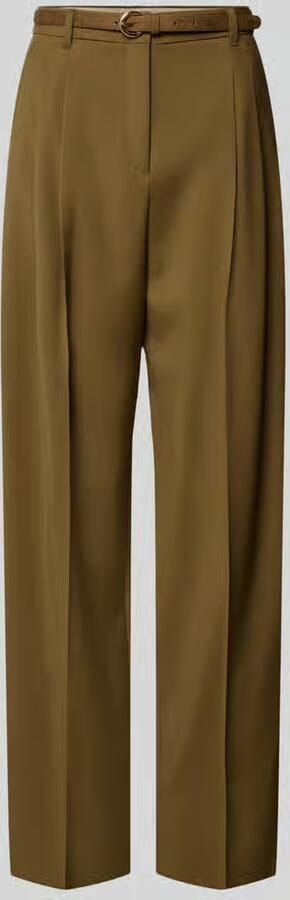 Max Mara Studio Wide leg broek van zuivere scheerwol
