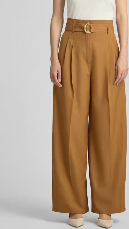 Max Mara Studio Wide leg pantalon van zuivere scheerwol model 'SERIO' - Foto 3