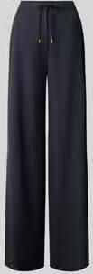 Max Mara Studio Wide leg stoffen broek van zuivere scheerwol model 'MSTCRISMA'