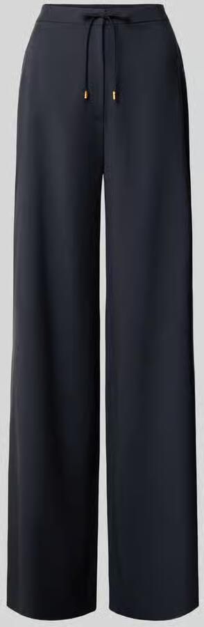 Max Mara Studio Wide leg stoffen broek van zuivere scheerwol model 'MSTCRISMA'