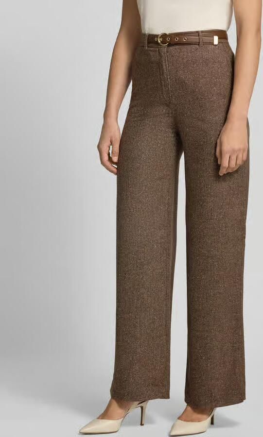 Max Mara Studio Wijdte broek inclusief smalle riem model 'GIOIA' - Foto 2