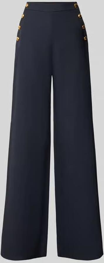 Max Mara Studio Wijdte broek van puur katoen model 'BETULLA'