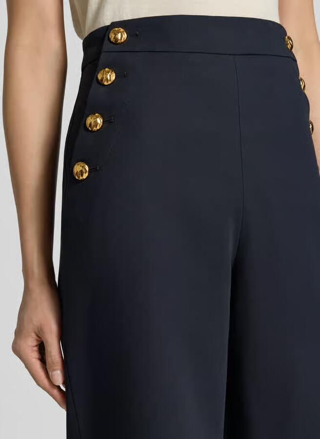 Max Mara Studio Wijdte broek van puur katoen model 'BETULLA' - Foto 2