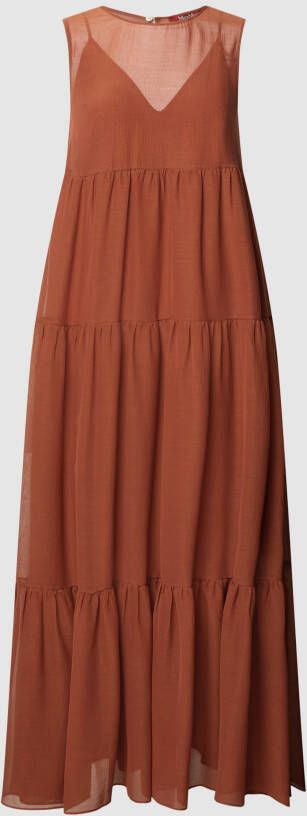 Max Mara Studio Midi-jurk in laagjeslook model 'FAGO'