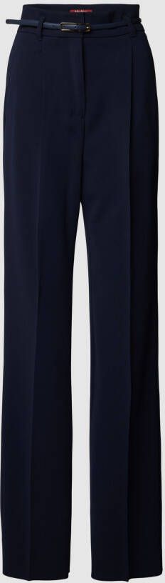 Max Mara Studio Pantalon met persplooien model 'GHISA'