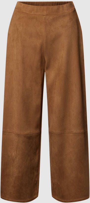 MaxMara Leisure Broek in leerlook model 'ALBORE'