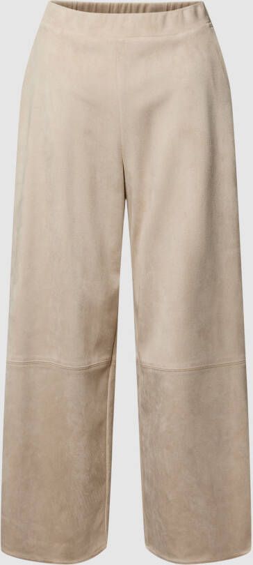 MaxMara Leisure Broek in leerlook model 'ALBORE'