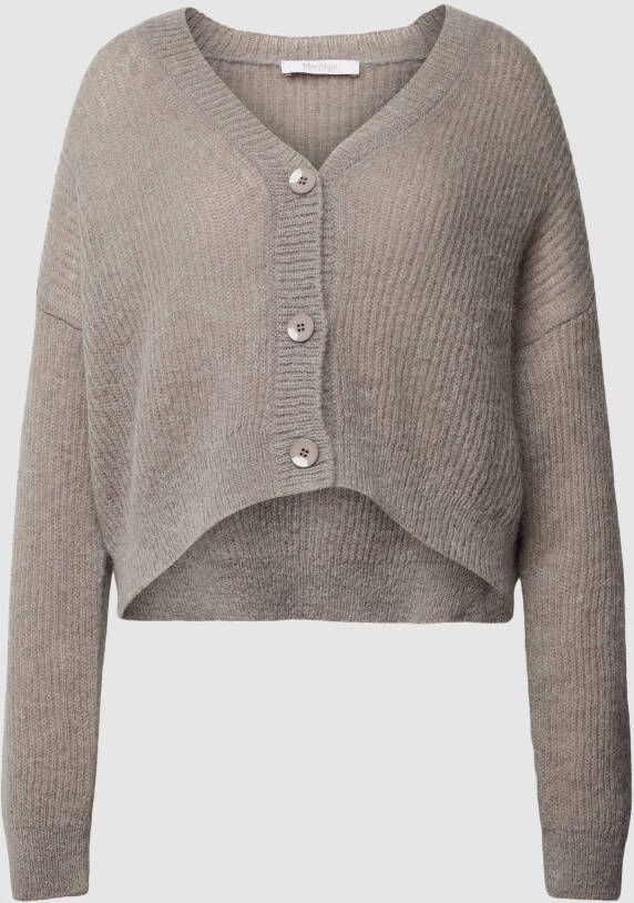MaxMara Leisure Cardigan met extra brede schouders model 'RUGIADA'