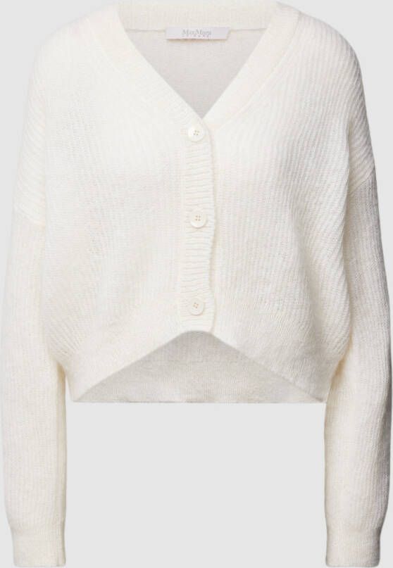 MaxMara Leisure Cardigan met extra brede schouders model 'RUGIADA'