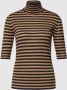 MaxMara Leisure Coltrui van scheerwol met 1 2-mouwen en streepmotief - Thumbnail 1