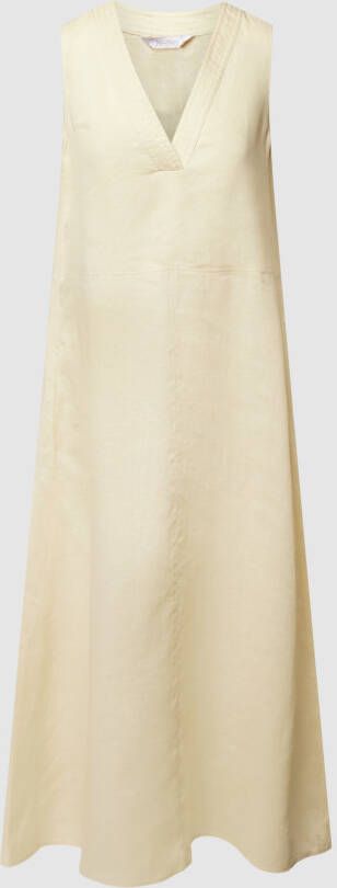 MaxMara Leisure Midi-jurk van linnen model 'SOFOCLE'