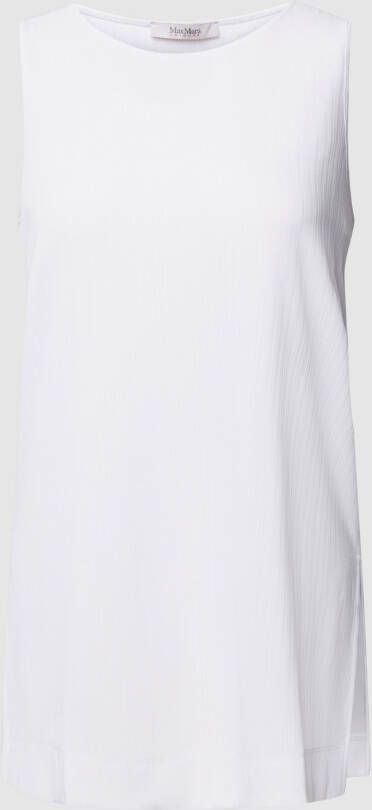 MaxMara Leisure Tanktop met structuurmotief model 'RUBENS'