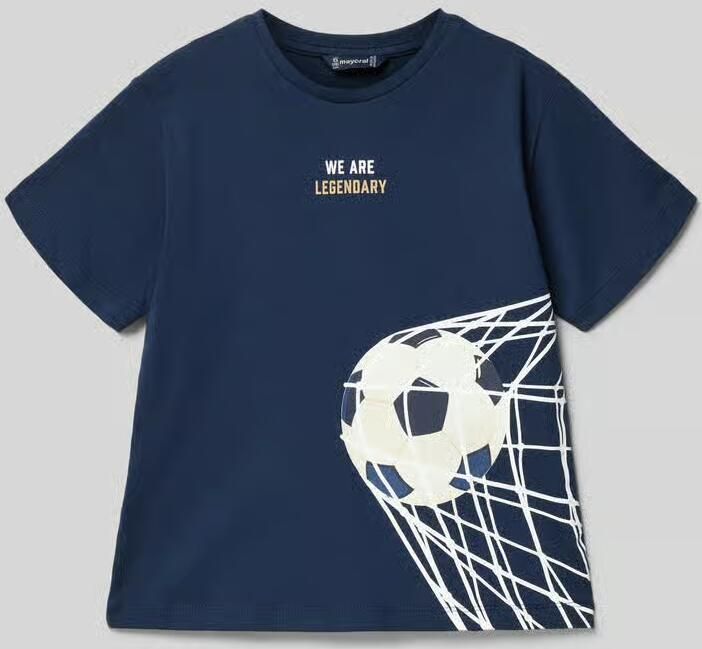 Mayoral Regular fit T-shirt met statementprint