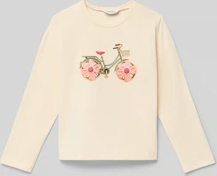 Mayoral Shirt met lange mouwen en ronde hals