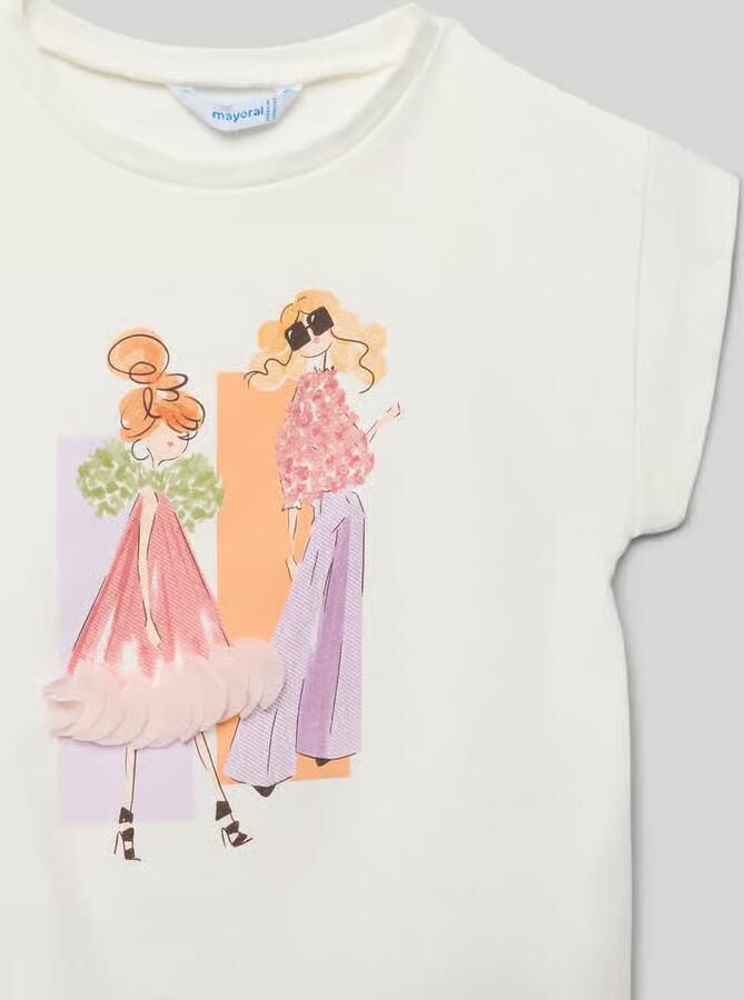 Mayoral T-shirt met motiefprint - Foto 2