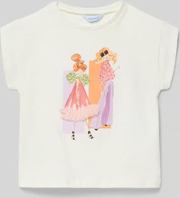 Mayoral T-shirt met motiefprint