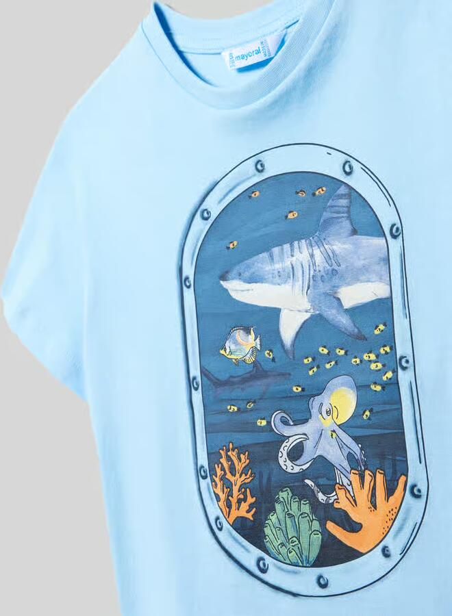 Mayoral T-shirt met ronde hals - Foto 2