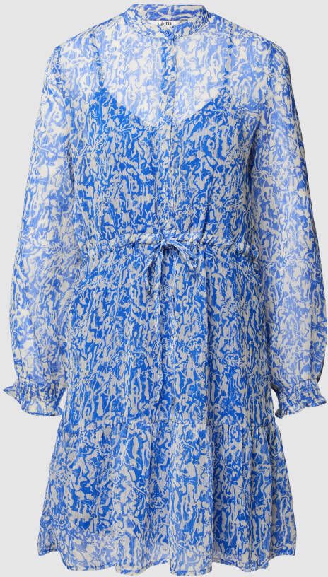MbyM Knielange jurk met all-over motief model 'Diaz'