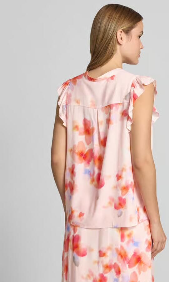 MbyM Blousetop van viscose met V-hals model 'Mirava' - Foto 2