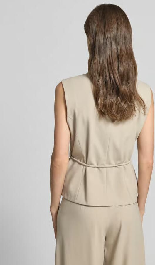 MbyM Bodywarmer met reverskraag en strikceintuur model 'Evelora' - Foto 3