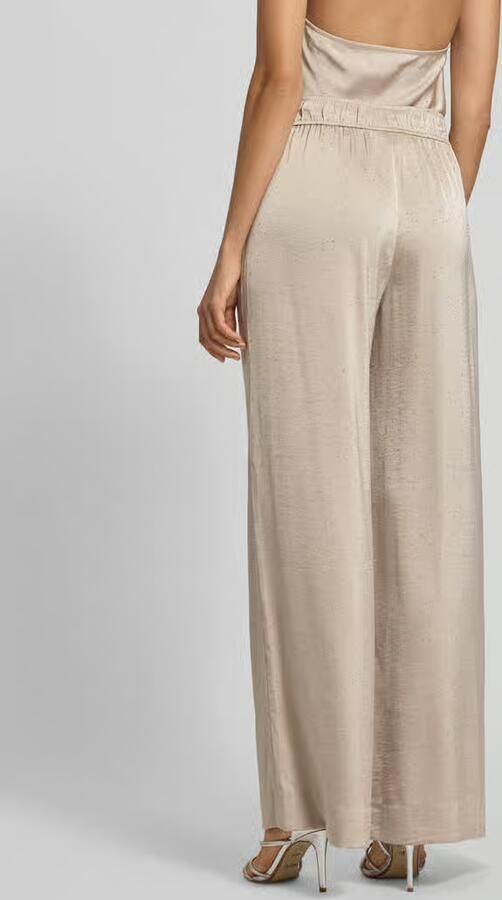 MbyM Broek met wijde pijpen en siersteentjes model 'Asaka'