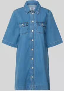 MbyM Denimjurk met borstzakken Model 'Mira'
