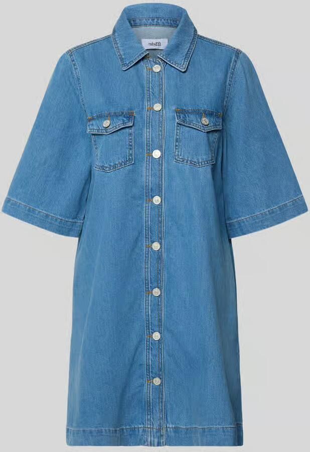 MbyM Denimjurk met borstzakken Model 'Mira'
