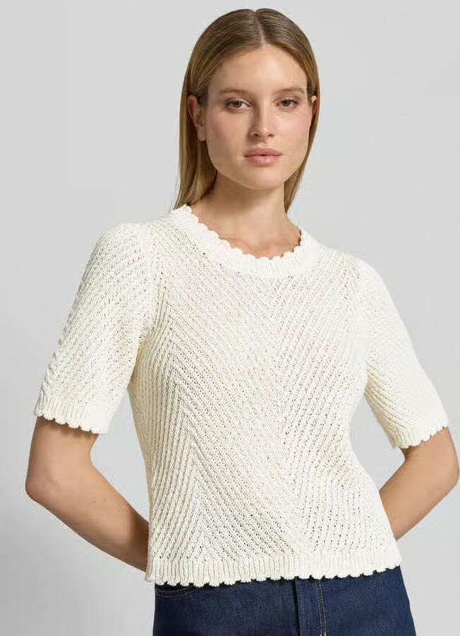 MbyM Gebreid shirt met 1 2-mouwen model 'Carla'
