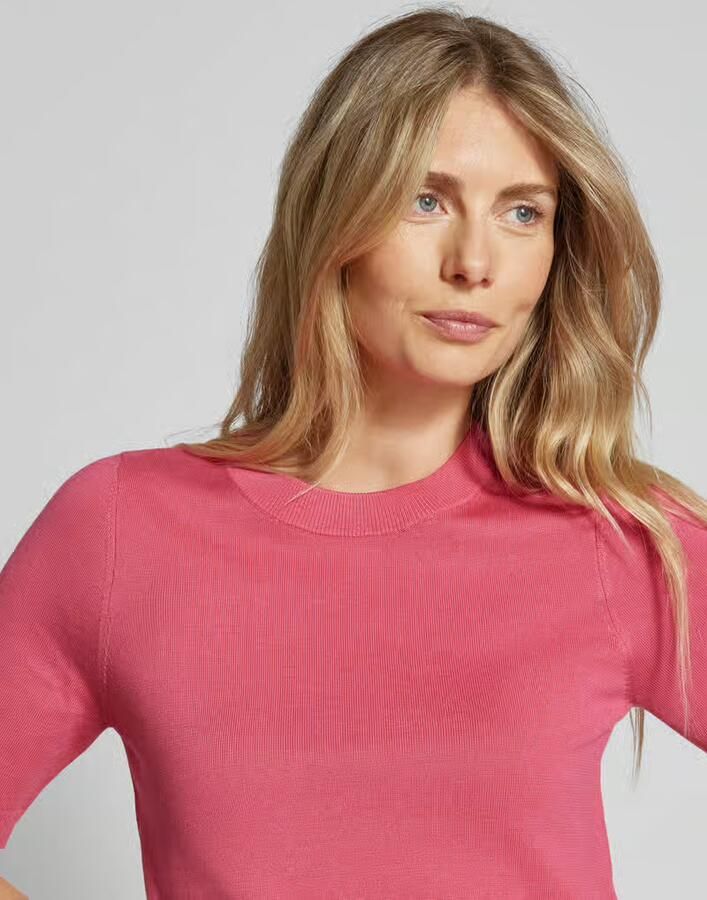 MbyM Gebreid shirt met ronde hals model 'Carla'