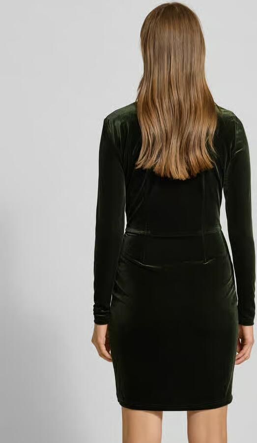 MbyM Knielange jurk met V-hals model 'MADENA