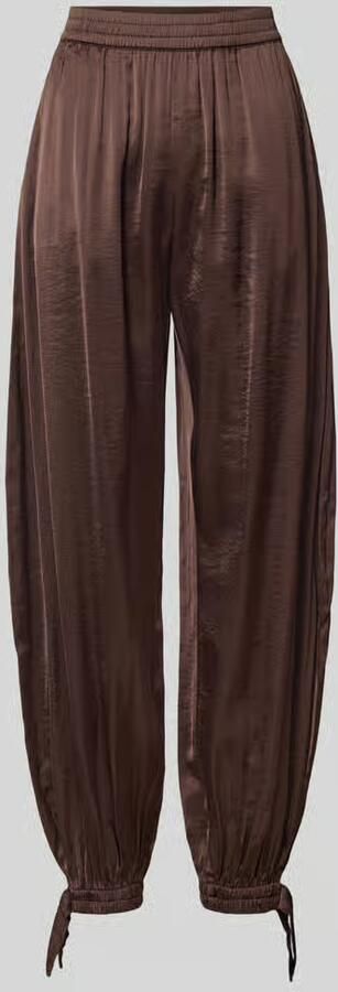 MbyM Loose fit stoffen broek van satijn met viscose
