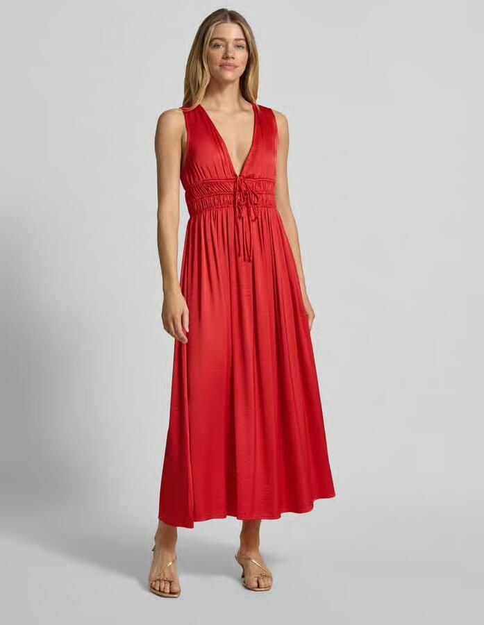 MbyM maxi-jurk met diepe V-hals model 'Marja' - Foto 2