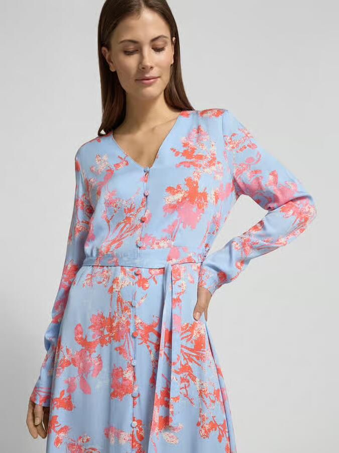 MbyM Maxi-jurk met Strikceintuur Model 'Sicca'