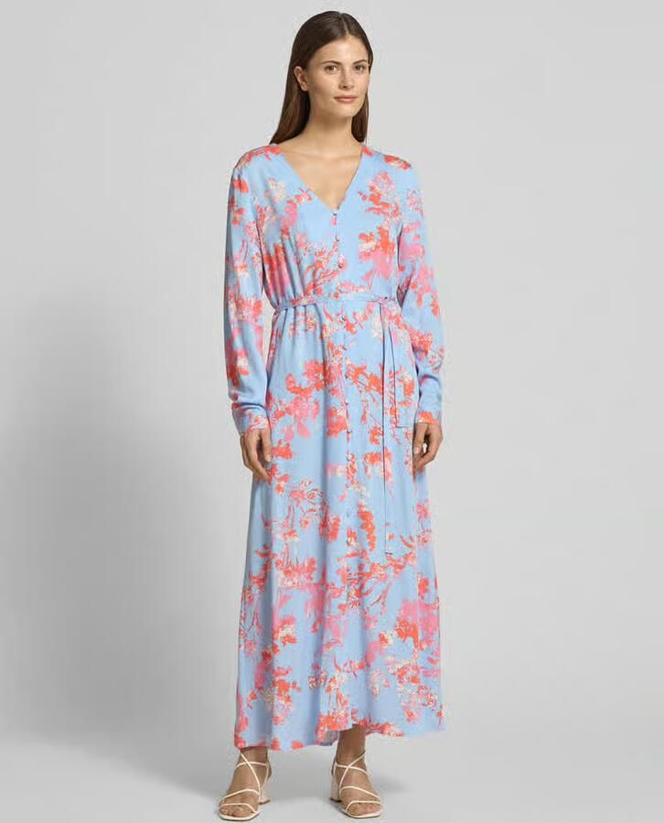 MbyM Maxi-jurk met Strikceintuur Model 'Sicca' - Foto 2