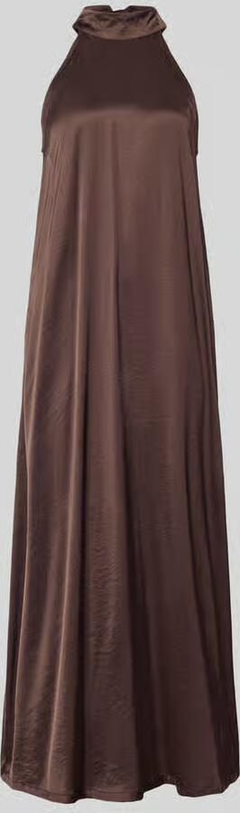 MbyM Maxi-jurk van satijn met viscose model 'Zuzeelani' - Foto 3