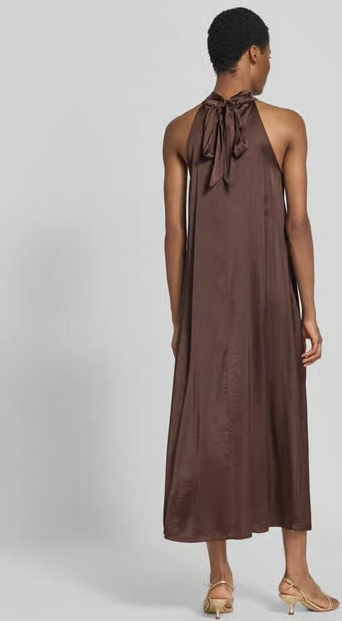 MbyM Maxi-jurk van satijn met viscose model 'Zuzeelani' - Foto 2