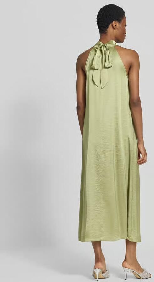 MbyM Maxi-jurk van satijn met viscose model 'Zuzeelani' - Foto 3