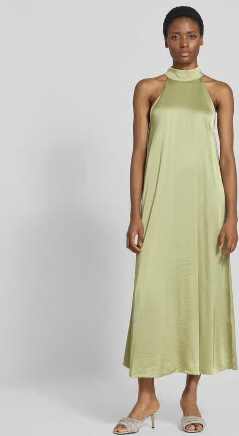MbyM Maxi-jurk van satijn met viscose model 'Zuzeelani' - Foto 2