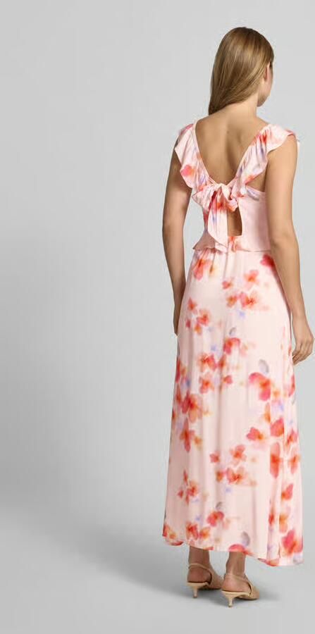 MbyM maxi-jurk van viscose met volants model 'Callindra' - Foto 3