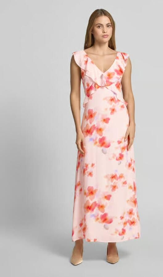 MbyM maxi-jurk van viscose met volants model 'Callindra' - Foto 2