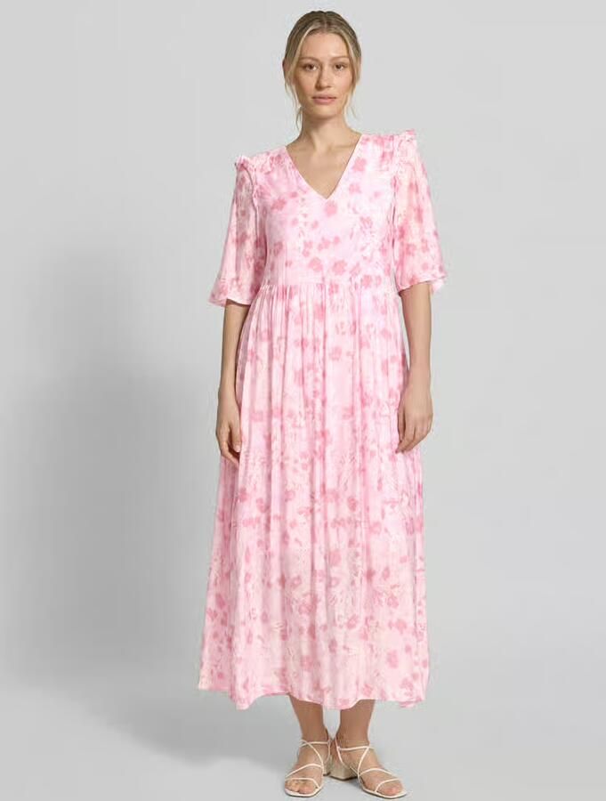 MbyM Maxi-jurk van viscosemix met model 'Melie' - Foto 2