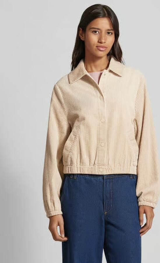 MbyM Beige Corduroy Kort Jack met Knoopsluiting Beige Dames - Foto 8