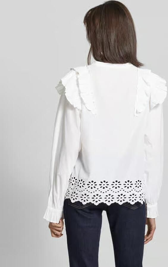 MbyM Regular fit blouse met broderie anglaise model 'Natia' - Foto 2
