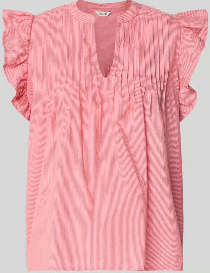 MbyM Regular fit blousetop met plooien model 'Gemala'