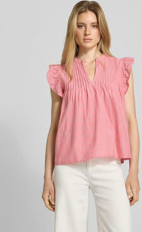 MbyM Regular fit blousetop met plooien model 'Gemala' - Foto 2