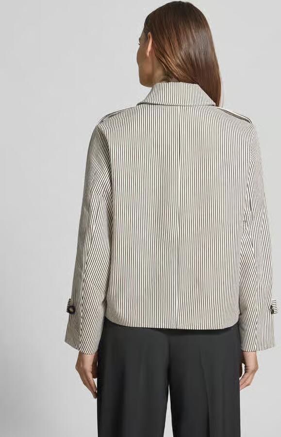 MbyM Relaxed fit Jack met platte kraag Model 'Becker'