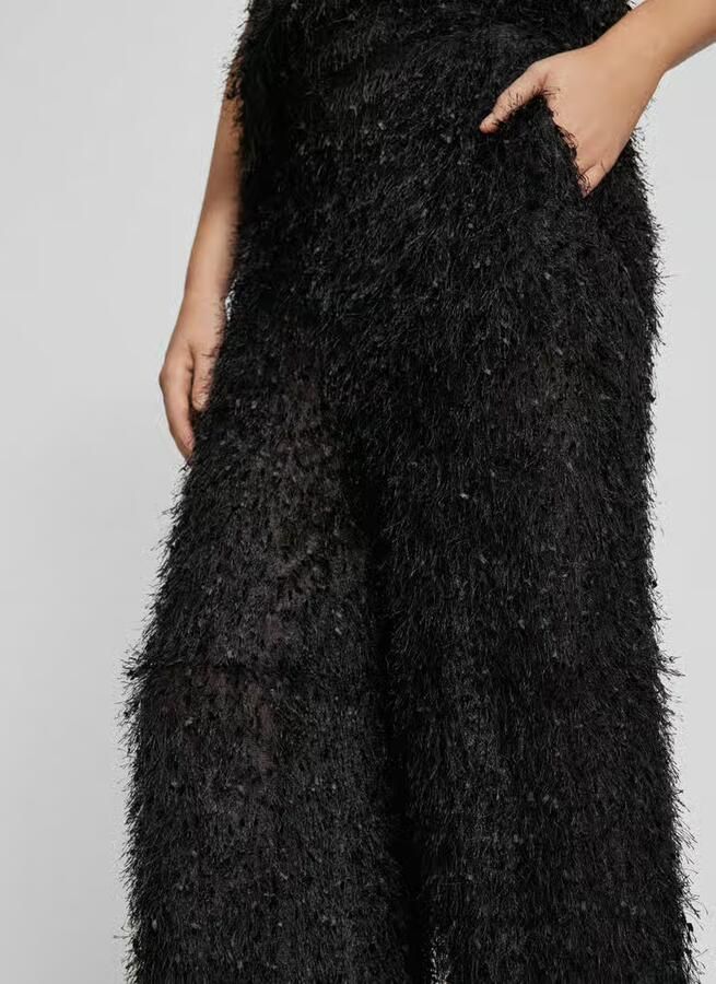 MbyM Straight leg broek in semi-transparant design model 'Emmetta'
