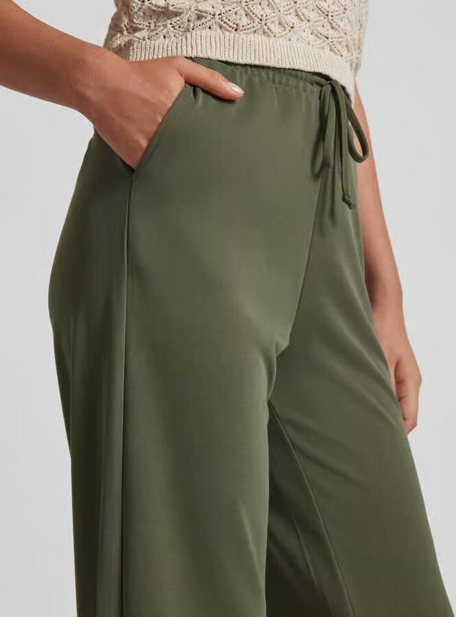 MbyM Straight leg stoffen broek met steekzakken model 'Berin'