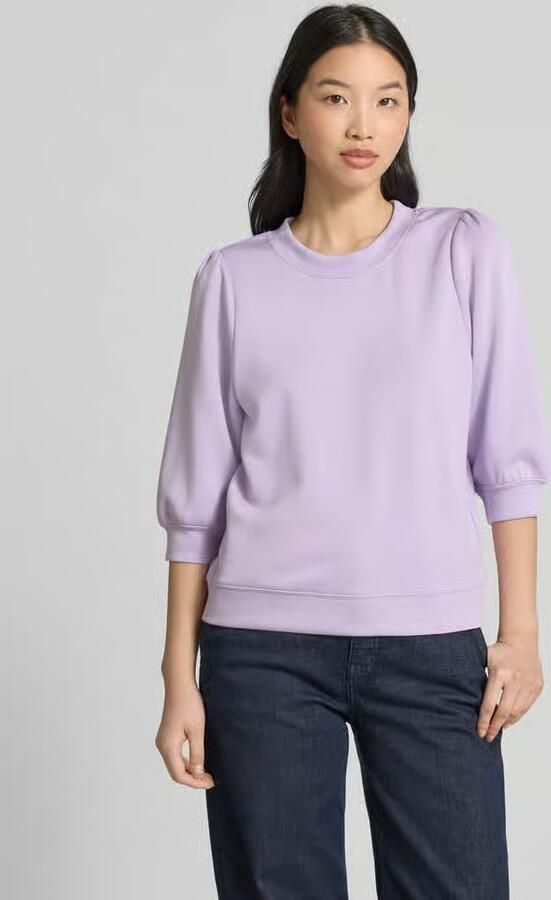 MbyM Sweatshirt van viscosemix met 3 4 mouwen model 'Kadi' - Foto 2
