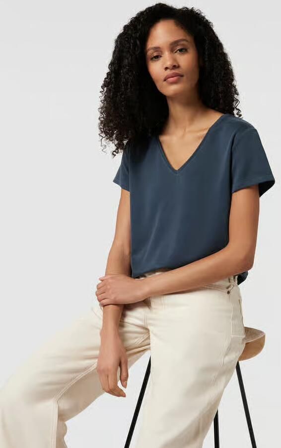 MbyM T-shirt met V-hals model 'Luvanna'